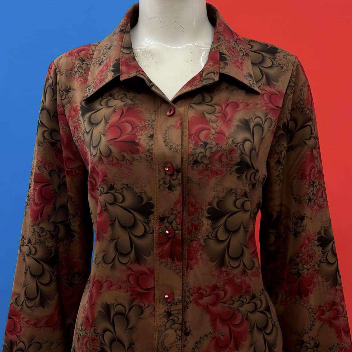 富婆衬衫秋装中老年妈妈衬衫上衣宽松遮肉遮肚子显瘦长袖翻领开衫,女装/女士精品,中老年女装,淘宝优惠券,粉丝福利购,淘宝优惠卷