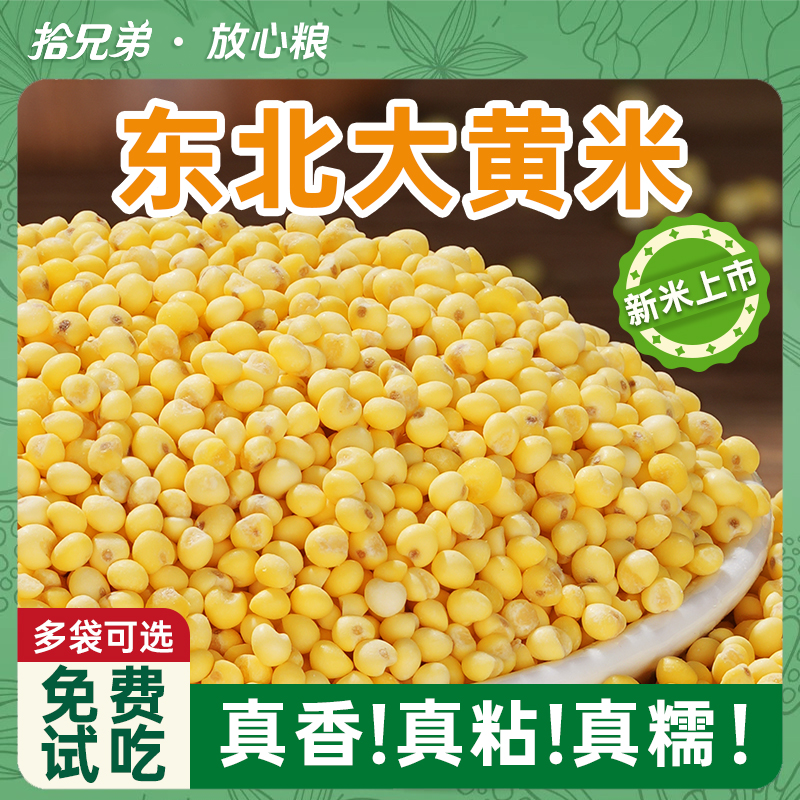 拾兄弟东北大黄米新鲜黏糯