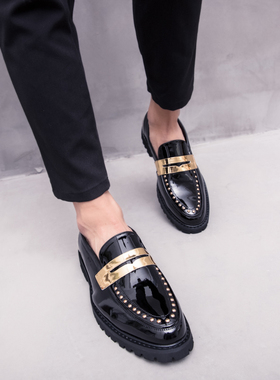 极速Fashion outdoor Leather Czasual Loafers Men Comtable men