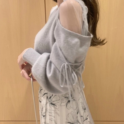 极速Japanese autumn and winter bandage perspectivTe Tulle of