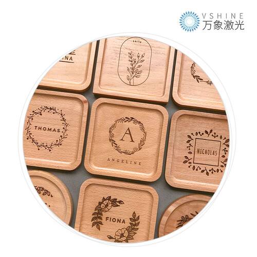 新品二氧化碳激光打刻机刻字膜不干胶竹木M餐具制品筷子衣架皮革