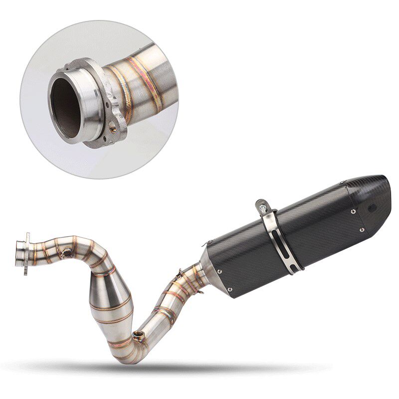 极速摩托跑车BMW G3p10R前段宝马G310GS改装排气管全段天蝎吉村排