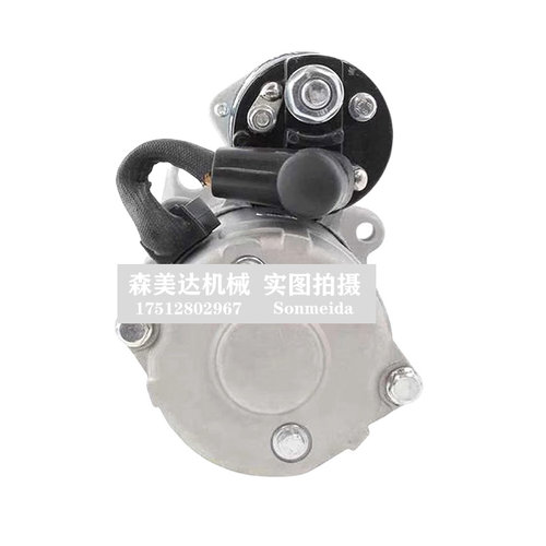 新品怪手凯斯CX210B/240B啓动马达五十铃4HOK1起动马达起动机磁吸