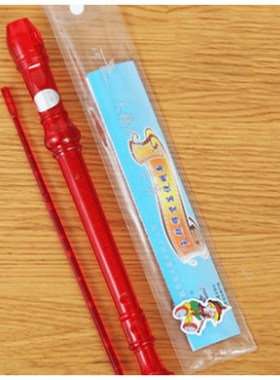 极速中小学生基础可选竖笛8孔ABS口笛绿色M透明入门乐器音乐练习