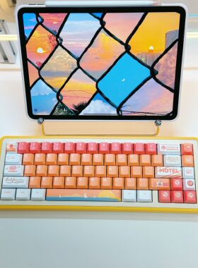 California Dream美式复古原厂140键热升华键帽