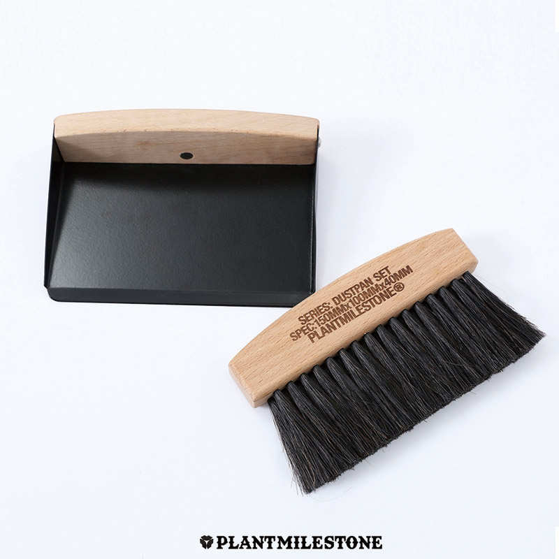 龙舌兰块根植物园艺手提工具收纳桌面潮流清洁木质桌面刷子簸箕