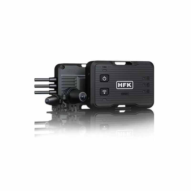 防记录仪骑行hfk行车hm旅高清镜头 防水夜视摩摩托车双抖机车前后
