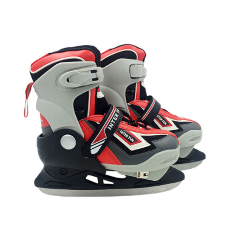男女冰刀鞋儿童初学可调冰球刀加厚学生速滑刀保暖真冰溜冰鞋热