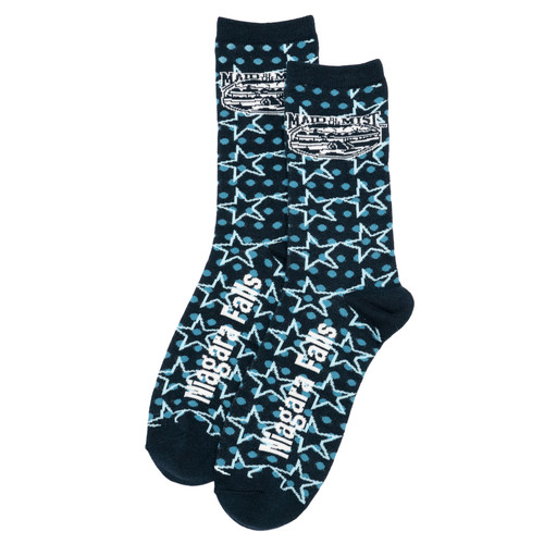 NIAGARA FALLS尼加拉瓜瀑布MAID OF THE MIST雾中少女号中筒男袜