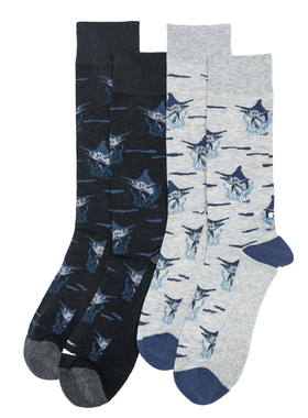 海岛风情PIMA比马棉无骨对目Marlin马林鱼旗鱼对口中筒男袜TBM