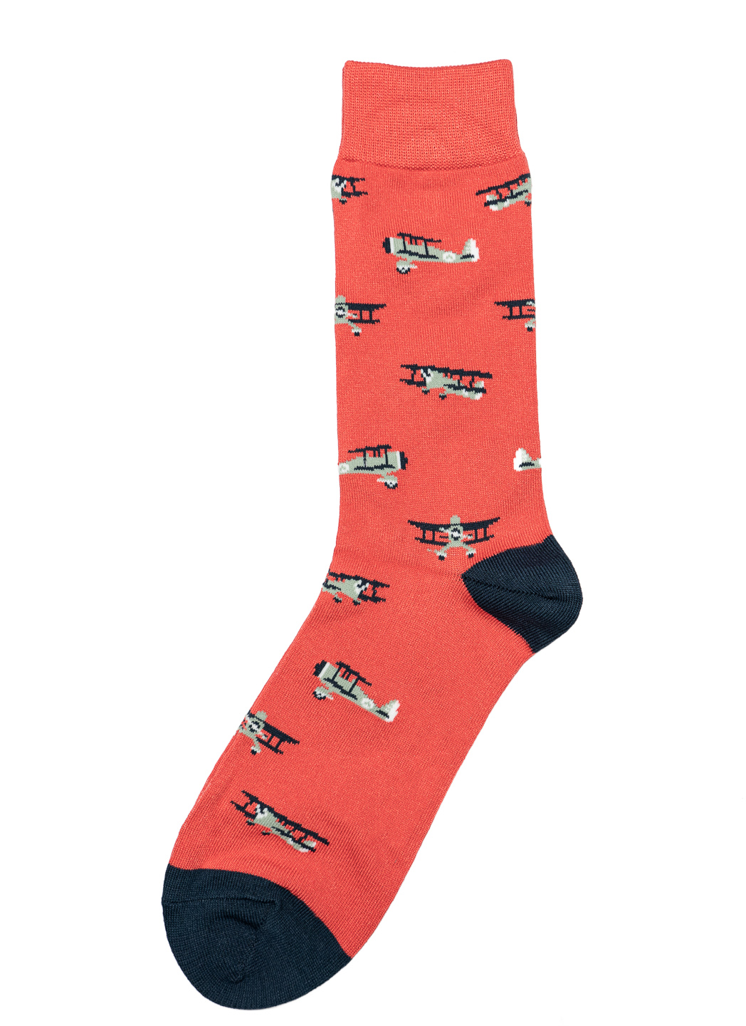 竹袜竹纤维抗菌防臭透气吸湿螺旋桨双翼飞机Air planes男袜BA116