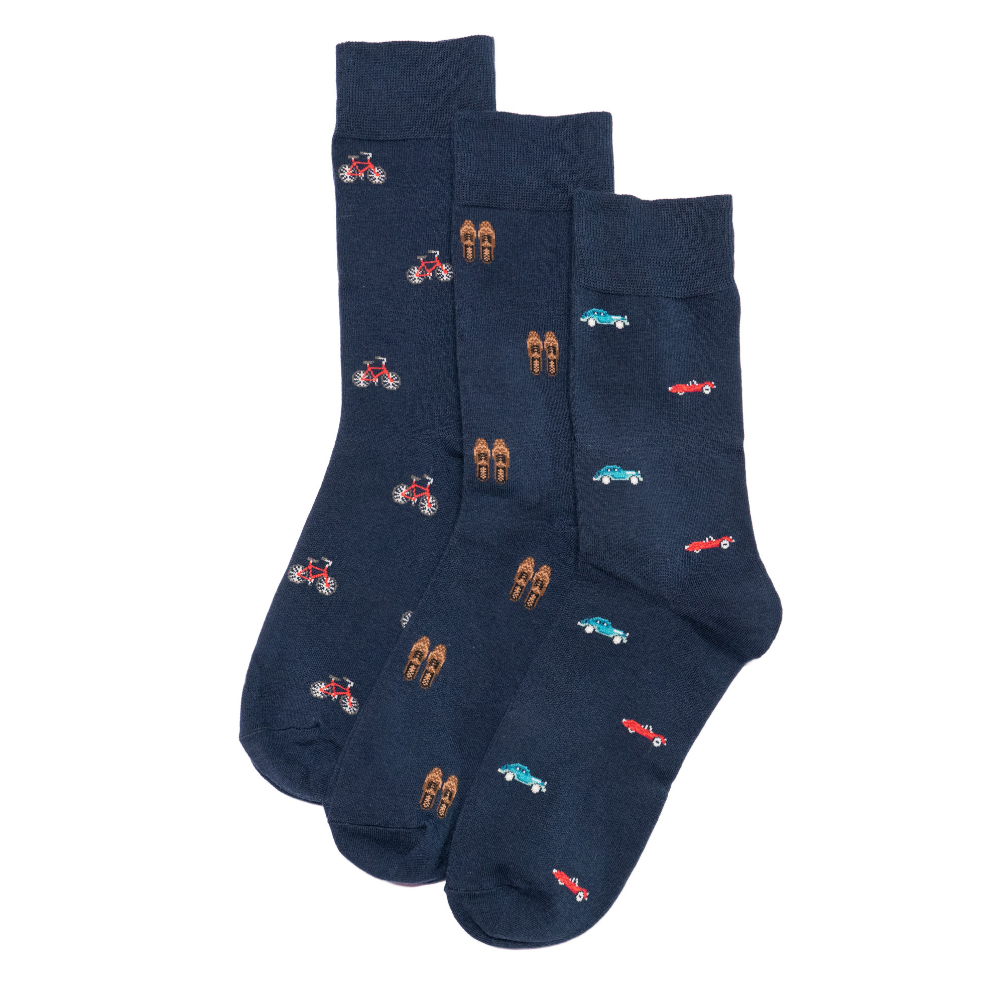 舒适棉质春夏薄棉自行车单车肌肉老爷车镂花皮鞋中筒男袜TR028