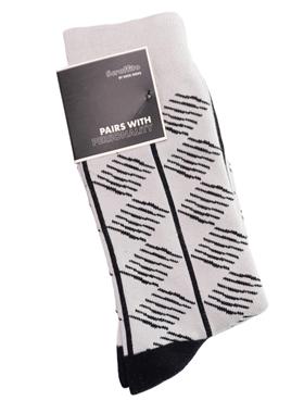 舒适棉质斜纹中筒绅士男袜潮袜SOCK GEEKS