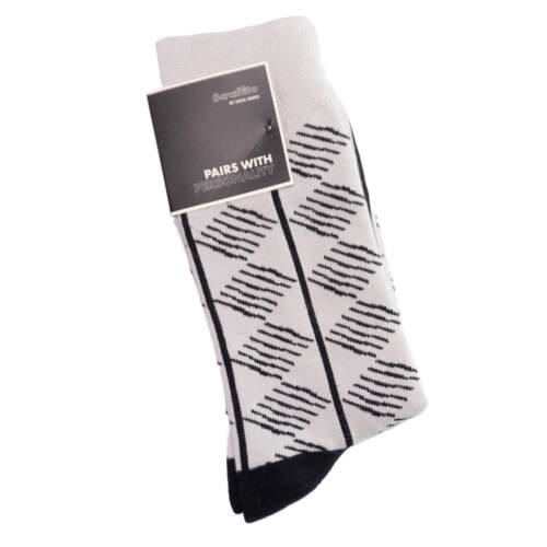 舒适棉质斜纹中筒绅士男袜潮袜SOCK GEEKS