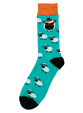 抗菌防臭black nosed sheep萌宠瓦莱黑鼻羊黑脸羊男女竹袜BA056