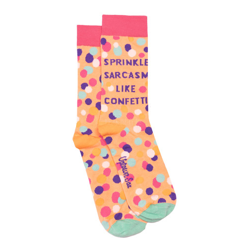 女袜SPRINKLE SARCASM LIKE CONFETTI像撒彩纸一样撒下讽刺U04