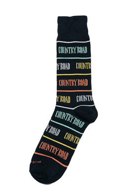 舒适棉质乡村道路乡间小路中筒绅士男袜CR102