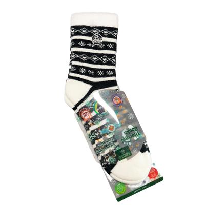 Earth therapeutics秋冬季加厚双层保暖乳木果油保湿润肤护肤女袜