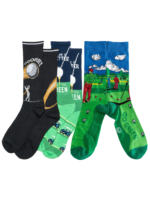 Men's GOLF enthusiast, swing on the green, foot loop sports, mid-calf men's socks thumbnail 4
