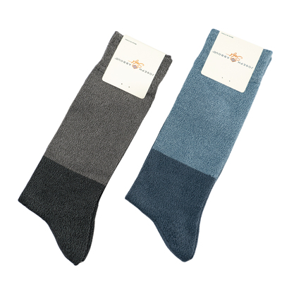 LUXURUOUS SOFTNESS奢华柔软舒适滑爽春夏凉感撞色中筒男袜JOSEPH