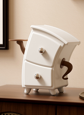 稀奇古怪的桌面抽屉收纳盒入户玄关遥控钥匙小杂物盒子塑料整理盒