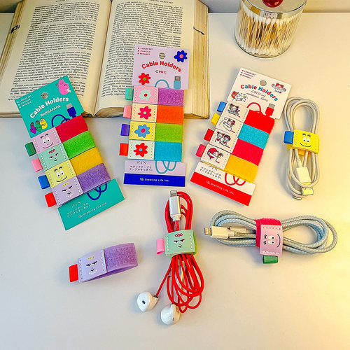 数据线收纳器魔术贴扎带理线器