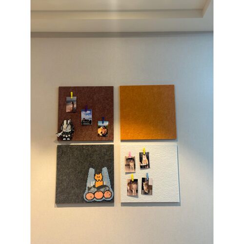 【新家的100个快递】多巴胺毛毡板照片墙家用玄关客厅墙面装饰画