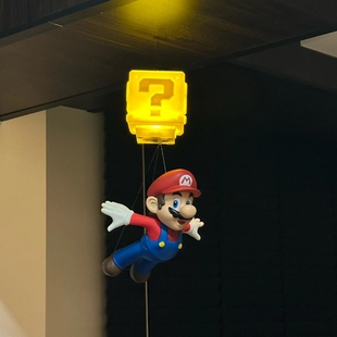 超级玛丽马里奥夜灯音效问号卧室床头创意方块小夜灯生日节日礼物