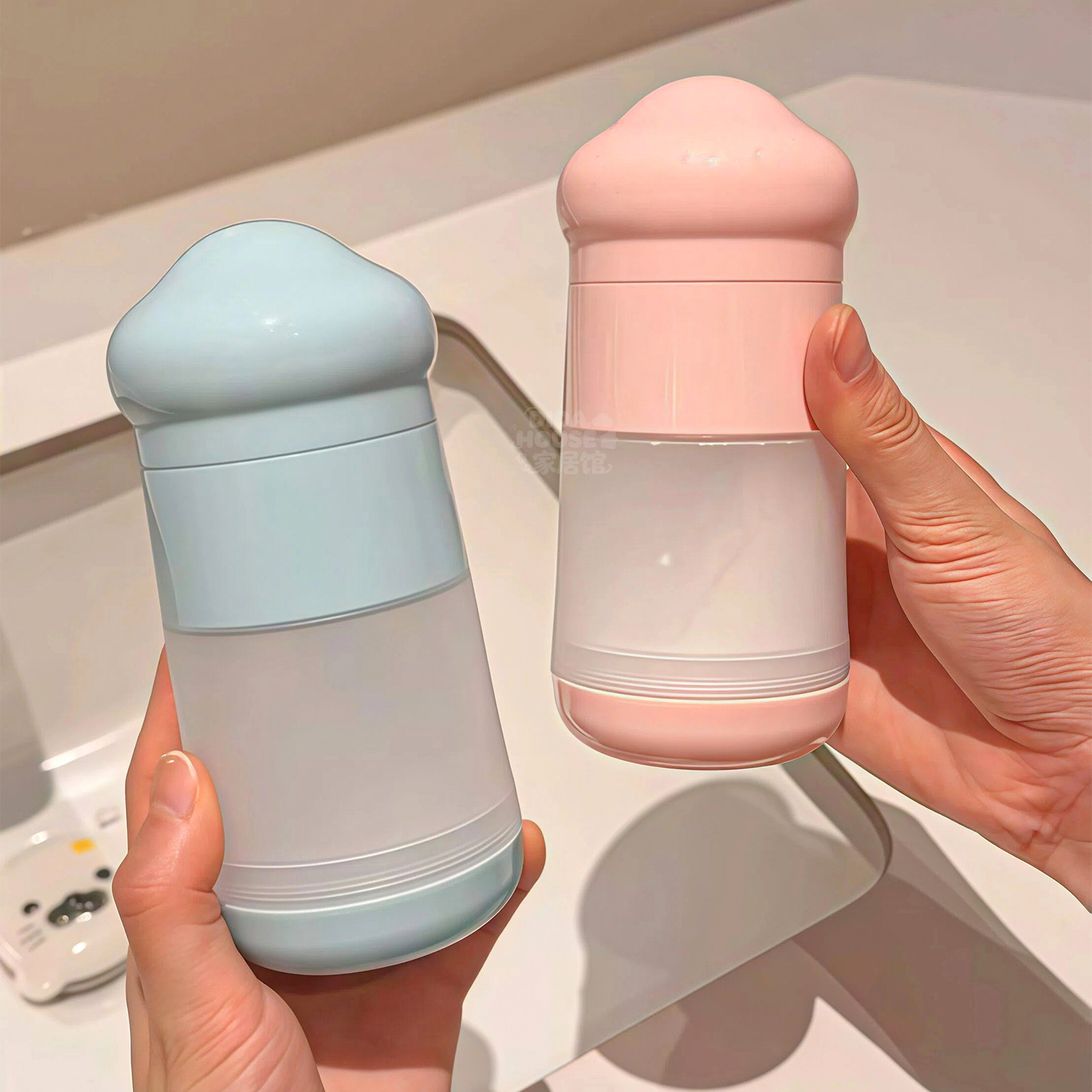 二合一喷粉瓶痱子粉爽身粉散粉分装瓶创意多功能粉末喷瓶宝宝幼儿