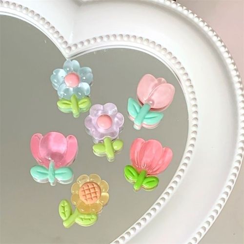 电动车贴纸装饰小配件可爱车贴九号爱玛改造车灯装饰品小花3D立体