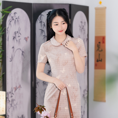 【方觉夏】旗袍女小个子日常可穿2025新款改良年轻中式连衣裙夏季