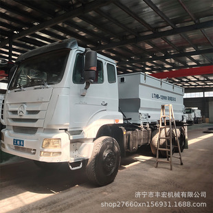 路面16方消解灰撒布车 大型高速修路撒灰车 水泥灰铺灰机