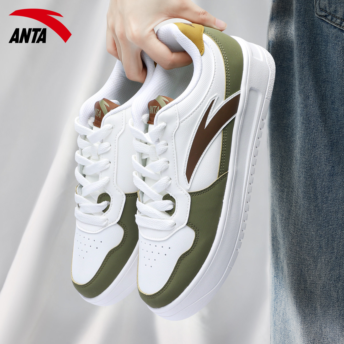 安踏男鞋板鞋春季2026新款官方正品低帮厚底潮流时尚休闲鞋运动鞋,运动鞋new,板鞋,淘宝优惠券,粉丝福利购,淘宝优惠卷