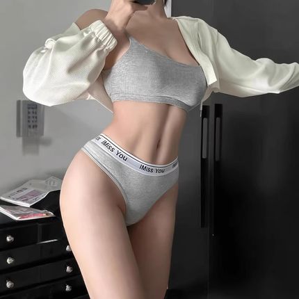 7A抑菌性感丁字裤女内纯棉透气健身瑜伽无痕蜜桃臀t字裤女内裤