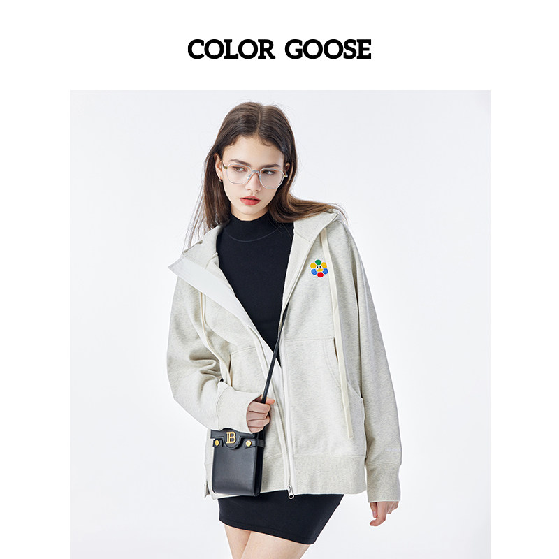 COLORGOOSE春夏连帽开衫卫衣