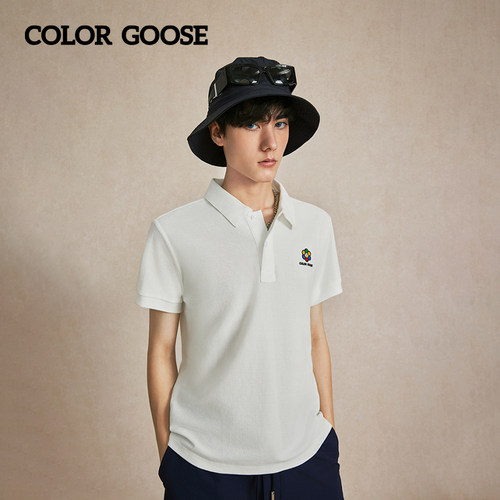 COLORGOOSE休闲通勤POLO衫男
