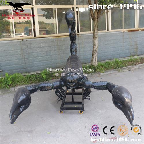 仿真机械硅胶电动可动蝎子模型昆虫展览动物园参观恐龙厂家生产
