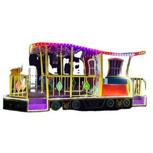 大型花车巡演公园展出歌舞动漫发光彩车巡游花车带底盘演出彩船