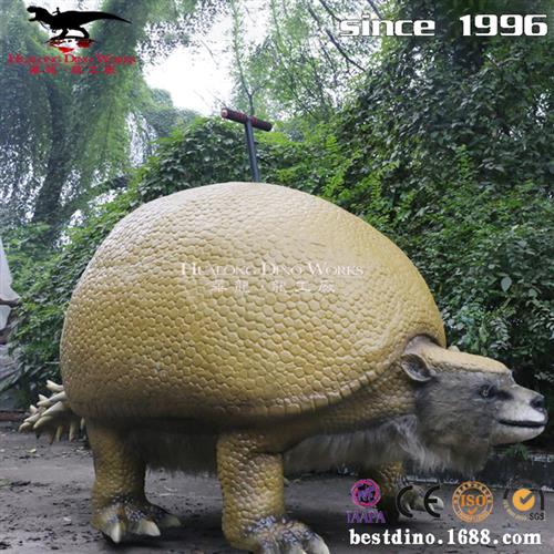 冰河世纪电动发声动物硅胶玻雕塑雕齿兽模型手工支持按需设计