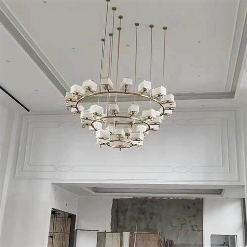 新中式酒店大堂宴会厅新款餐饮吊灯饭店高档包厢包间铁艺吊灯,家装灯饰光源,客厅吊灯,淘宝优惠券,粉丝福利购,淘宝优惠卷