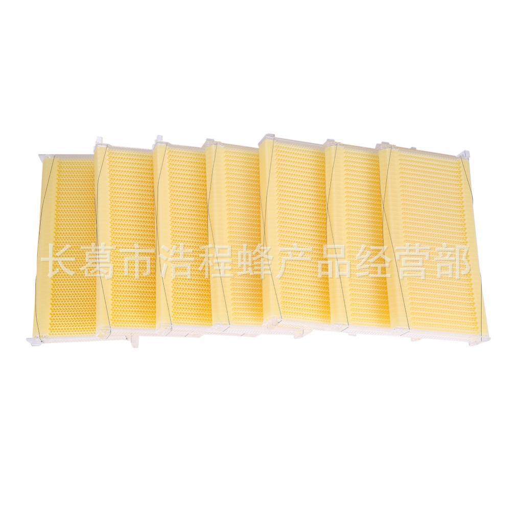 养蜂设备蜂具7PCS自流蜜巢础蜂脾自流蜜蜂箱自动取蜜塑料巢础