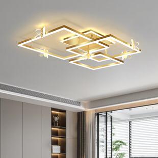 客厅灯2021新款 创意蜜蜂吸顶灯简约现代家居卧室房间智能语音灯具