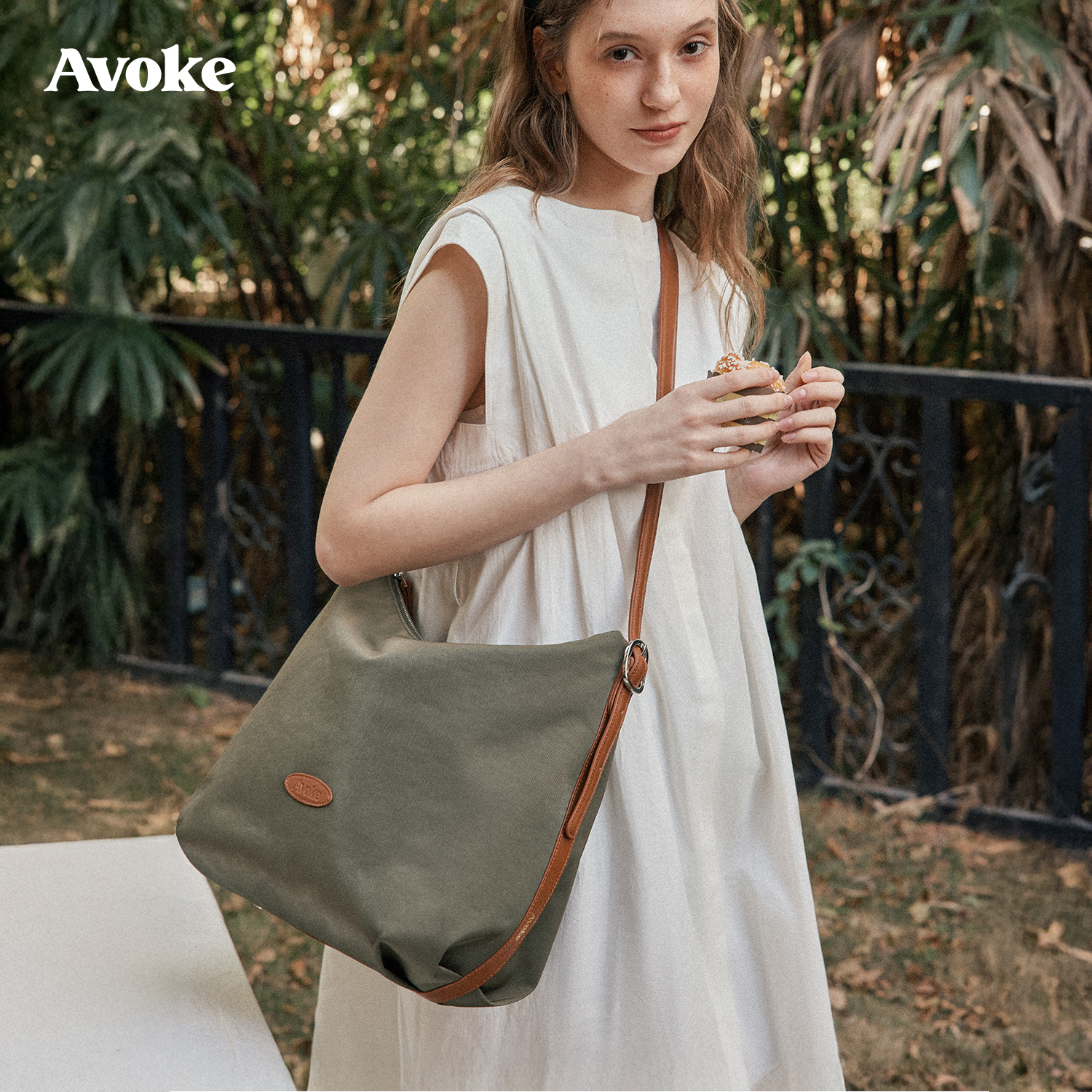 Avoke腰果包复古hobo包