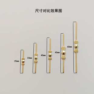 极速水晶灯饰配件大全挂钩客厅吊灯吊坠全铜挂O针长条挂玻璃球的