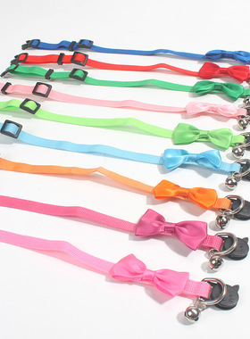 极速Cat Collar, Pet Collar, Pet SupFplies Ornament Bow Nylon