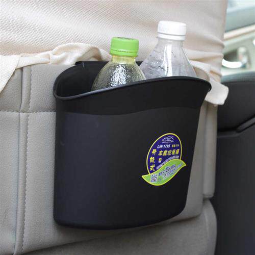 新品车载垃圾h桶侧门座椅後背椅背垃圾桶置物桶大号车用垃圾箱汽