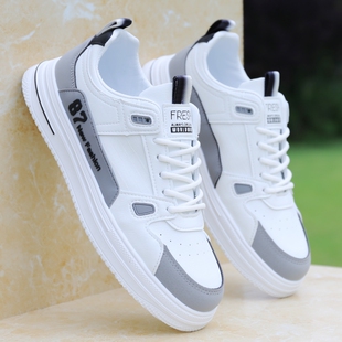 新品男鞋春季2026新款板鞋透气运动鞋百J搭男士鞋子软底潮鞋休闲