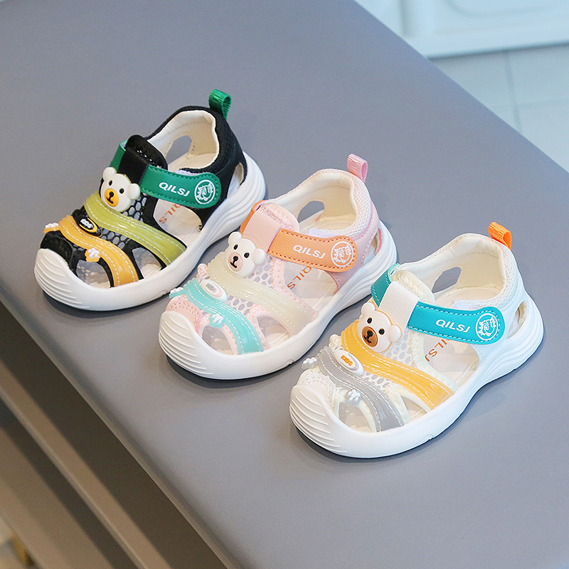 极速宝宝凉鞋夏季2026新款婴儿学步C鞋女0一1-3岁儿童包头男童软