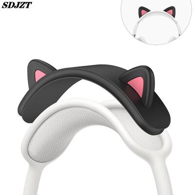 极速1PaC Cute Cat Ears Design Soft Silicone Headphone Headba
