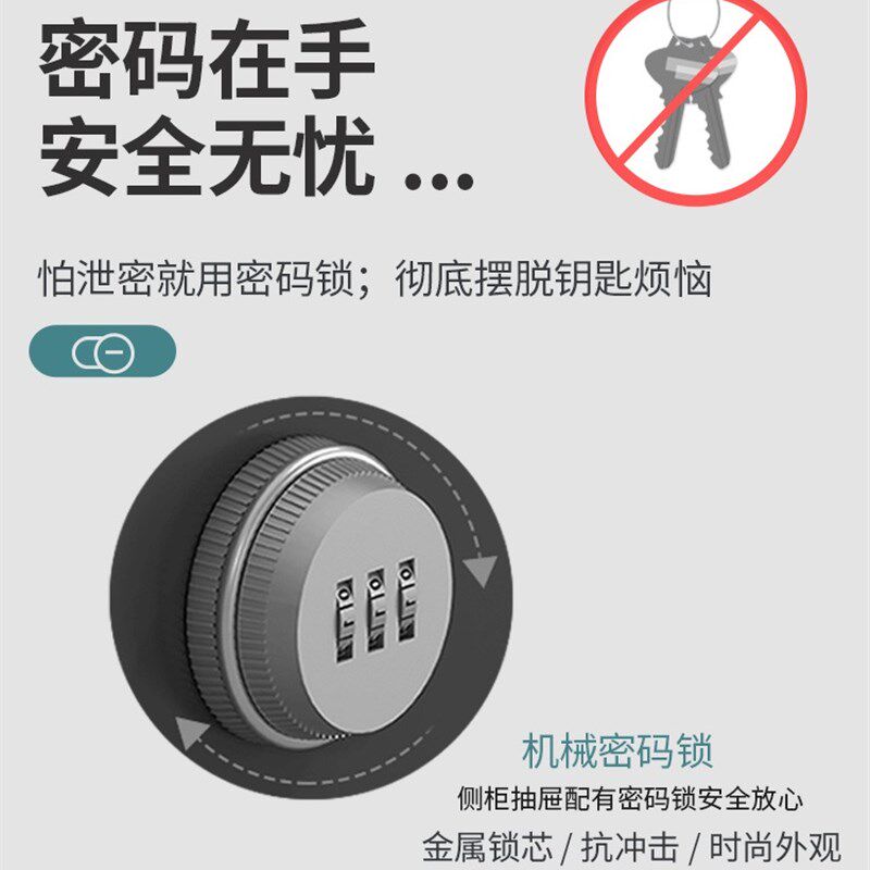 新品轻奢风组合i办公桌简约现代员工位2四人位6办公室电脑办公桌